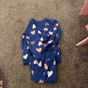 Carters Blue Cozy Hearts Fleece Pajama Jogger Set